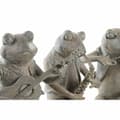 Miniatyrbild 2 av 3: Prydnadsfigur DKD Home Decor Musiker 23 x 19,5 x 22,5 cm Brun Groda (3 antal)