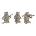 Miniatyrbild 1 av 3: Prydnadsfigur DKD Home Decor Musiker 23 x 19,5 x 22,5 cm Brun Groda (3 antal)