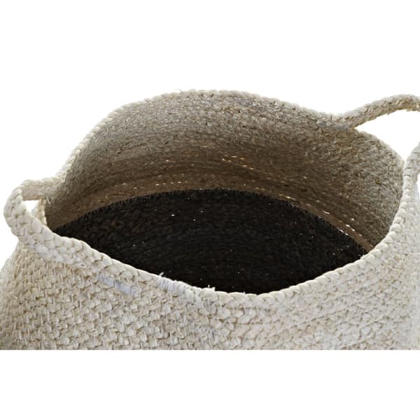 Korg - set DKD Home Decor Naturliga fibrer (40 x 40 x 38 cm)