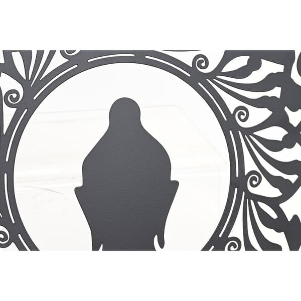 Väggdekoration DKD Home Decor Metall Buddha Orientalisk (2 antal) (40 x 1 x 40 cm)