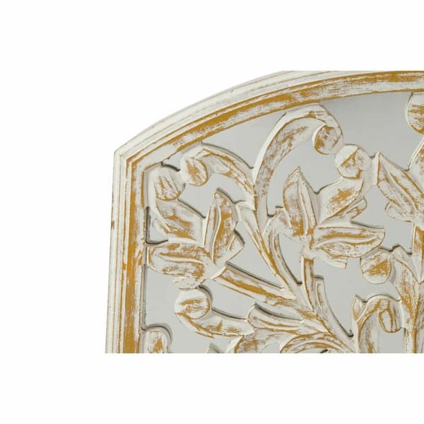 Väggdekoration DKD Home Decor 45 x 2 x 89 cm Antikbehandlad Vit Romantisk