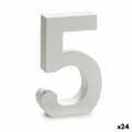 Miniatyrbild 1 av 2: Siffror Pincello 5 Vit 2 x 16 x 14,5 cm (24 antal)