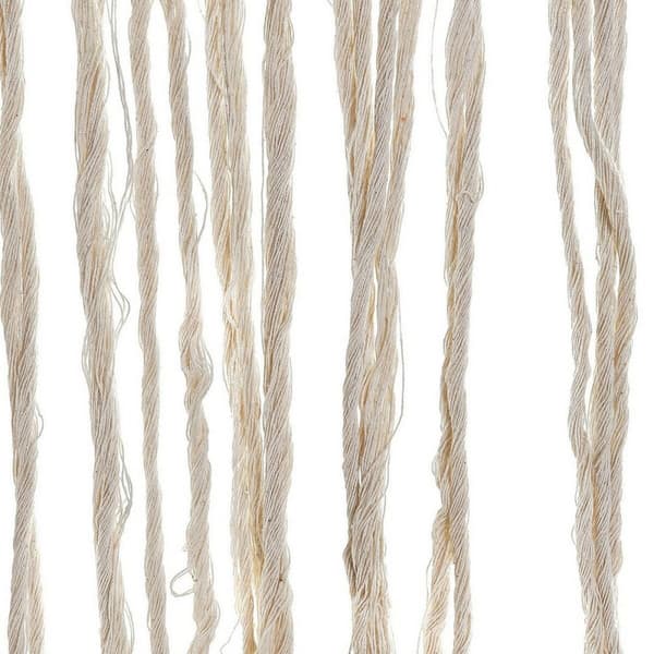 Riippuva koriste DKD Home Decor Etninen Musta Kerma Biometrinen Boho 46 x 1 x 64 cm (2 osaa)