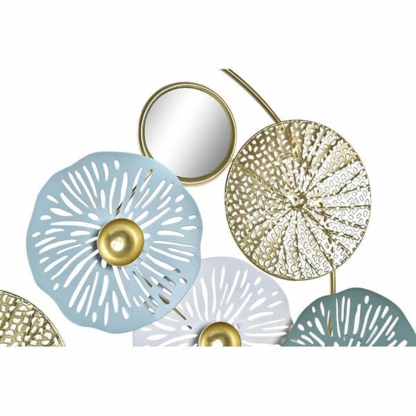 Koristehahmo DKD Home Decor Peili Kullattu Metalli (44 x 8 x 46 cm)