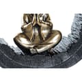 Pikkukuva 3 / 3: Koristehahmo DKD Home Decor Musta Kullattu Munkki Itämainen 20,8 x 6,5 x 18,5 cm (2 osaa)