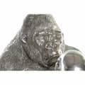Pikkukuva 3 / 3: Koristehahmo DKD Home Decor Hopeinen Siirtomaatyylinen Gorilla 38,5 x 33 x 43,5 cm
