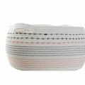 Pikkukuva 2 / 4: Korisetti DKD Home Decor Valkoinen Musta Oranssi 52 x 43 x 25 cm