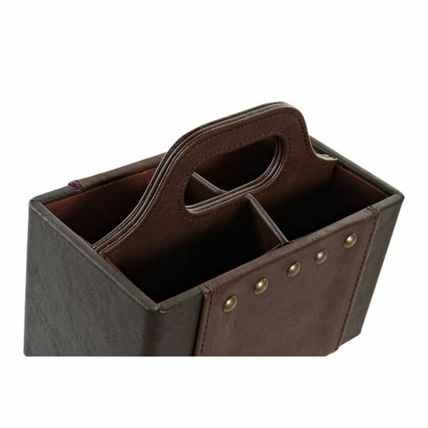 Kaukosäädin DKD Home Decor Tummanruskea 18 x 10 x 15 cm