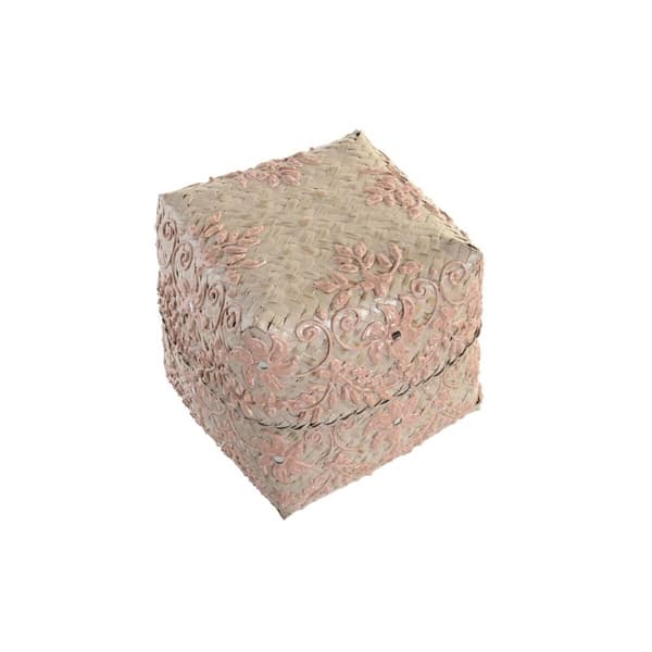 Korisetti DKD Home Decor Monivärinen Bambu Boho 27 x 27 x 23 cm