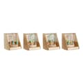 Miniatyrbillede 2 af 5: Træspil DKD Home Decor Træ Multifarvet 4 Dele 9 x 9 x 12 cm