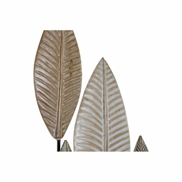 Dekorativ figur DKD Home Decor Bambus Jern Ark (33 x 10 x 81 cm)
