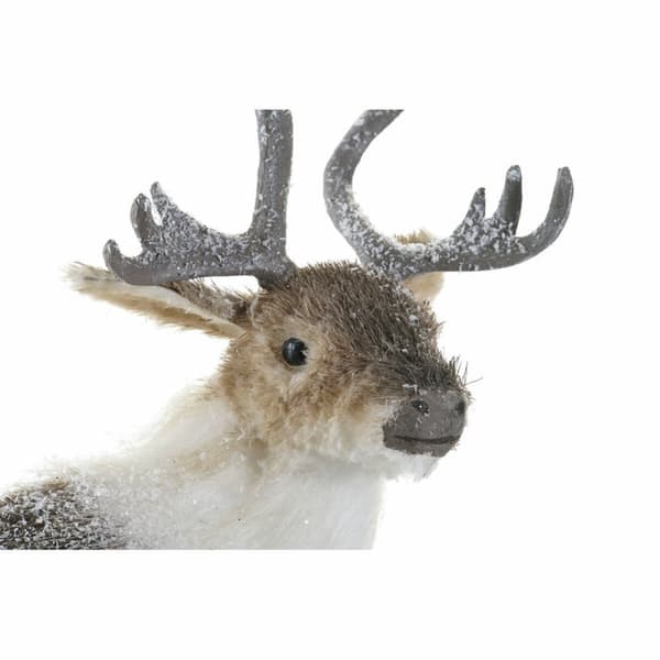 Dekorativ figur DKD Home Decor Polyester Skum Hjort (31 x 14 x 36 cm)