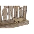 Miniatyrbillede 3 af 3: Dekorativ figur DKD Home Decor Brun Mangotræ Moderne Familie (30 x 8 x 39 cm)
