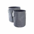 Miniatyrbillede 2 af 4: Kurvesæt DKD Home Decor Polyester (38 x 38 x 47 cm)
