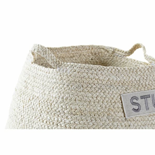Kurvesæt DKD Home Decor Naturlig fiber (40 x 40 x 38 cm)