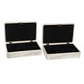 Miniatyrbillede 2 af 4: Dekorativ boks DKD Home Decor Natur Træ MDF (2 enheder)