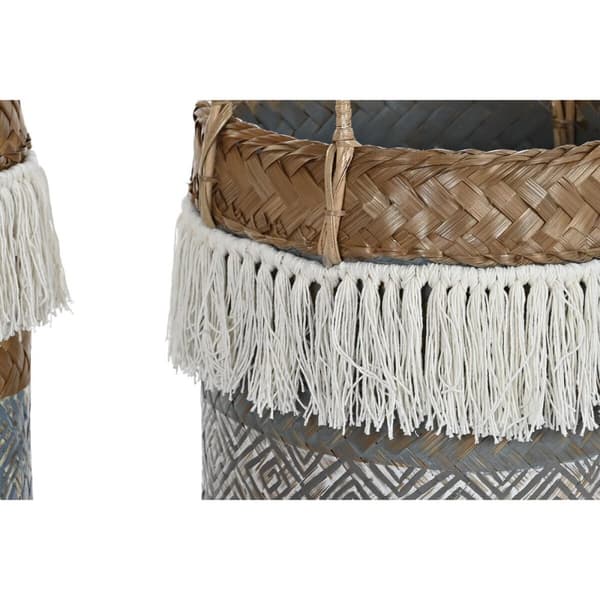 Korg - set DKD Home Decor 49 x 49 x 57 cm Bambu Boho