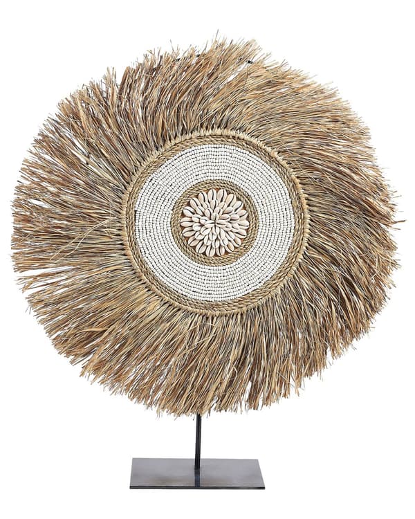 Dekorasjon Ornament med Skjell Tre Håndlaget Naturlig Kystdesign Moderne Kunst