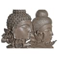 Miniatyrbild 2 av 4: Prydnadsfigur DKD Home Decor 23 x 8 x 42 cm Svart Brun Buddha Orientalisk (2 antal)
