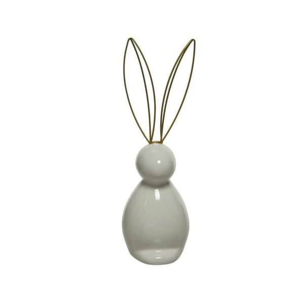 CONIGLIO DECORATIVO DOLOMITE 8X9,5X27CM DECORAZIONE DI PASQUA