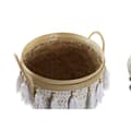 Miniatyrbild 2 av 4: Korg - set DKD Home Decor 39 x 39 x 55 cm Bambu Frans Boho
