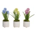 Pikkukuva 1 / 3: Koristekasvi DKD Home Decor Vaahto Sininen Pinkki Keltainen polypropeeni 15 x 15 x 30 cm (3 Kappaletta)
