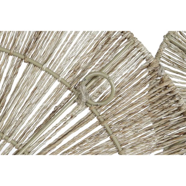 Vægdekoration DKD Home Decor Brun Natur Tropisk 115 x 1 x 45 cm
