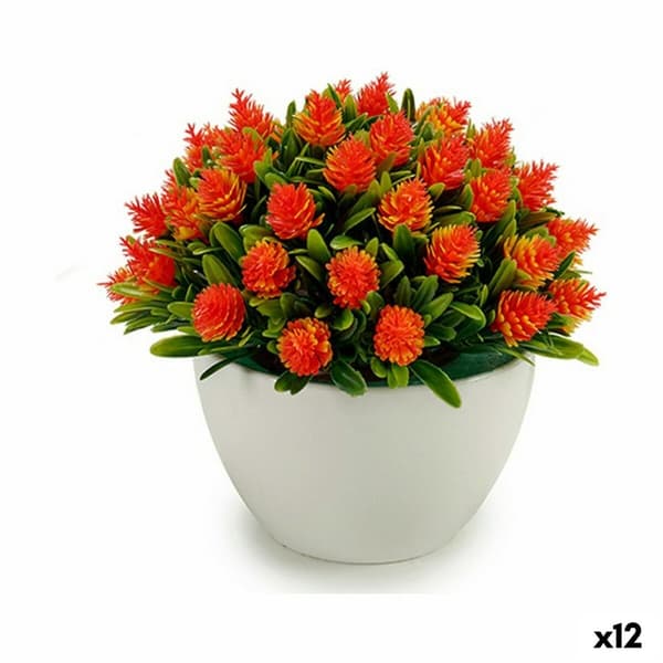Dekorativ växt Ibergarden A16120-094 Plast Virágok 14 x 12,5 x 14 cm (12 antal)