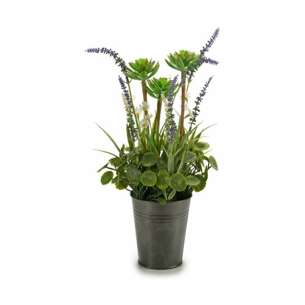 Dekorativ växt Ibergarden XD16-818 Metall Plast Lavendel 13 x 40 x 13 cm (12 antal)