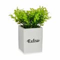 Miniatyrbillede 2 af 2: Dekorativ plante Ibergarden HY2-39 Plastik Cement Ark Lille 13 x 18 x 13 cm (6 enheder)