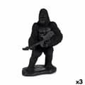 Miniatyrbild 1 av 2: Prydnadsfigur Gorilla Gitarr Svart 17,5 x 38 x 27 cm (3 antal)