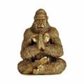 Pikkukuva 2 / 2: Koristehahmo Yoga Gorilla Kullattu 16 x 27,5 x 22 cm (4 osaa)