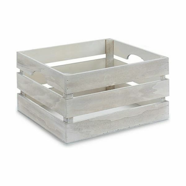 Koristerasia Valkoinen Puu 36 x 18 x 26 cm (12 osaa)