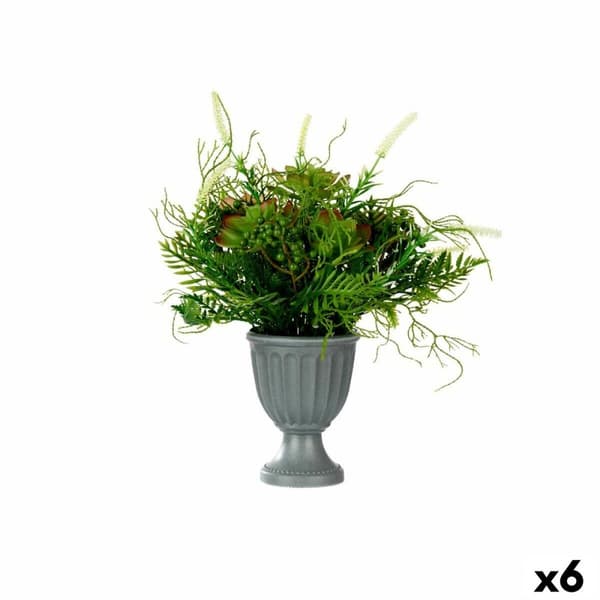 Dekorativ växt Ibergarden XD19-1369 Plast Vinglas 21 x 30 x 21 cm (6 antal)