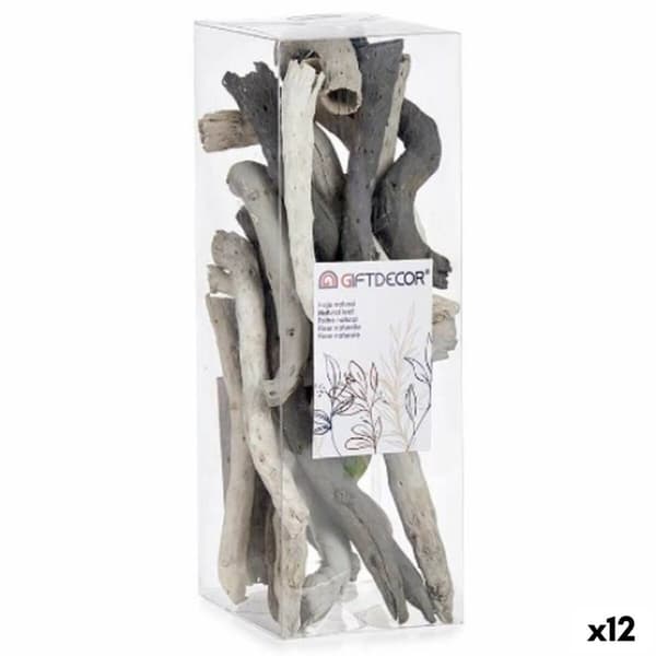 Koristepölli Harmaa 9 x 27 x 9 cm (12 osaa)