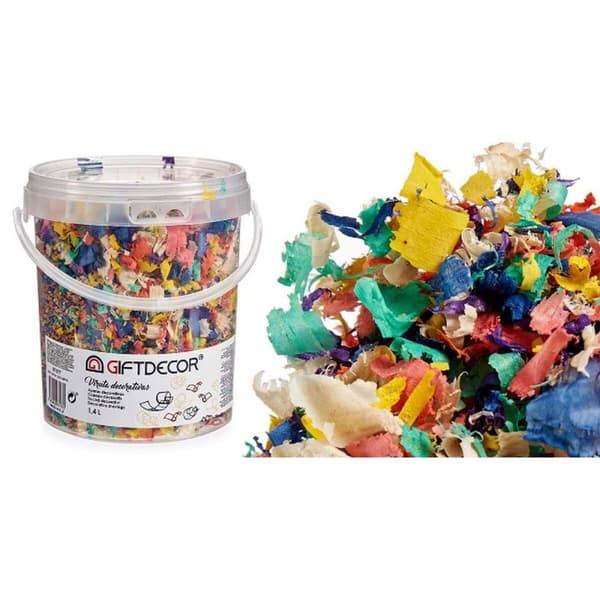 Dekorativa spån 1,4 L Multicolour (6 antal)