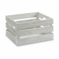 Miniatyrbillede 2 af 2: Dekorativ boks Hvid Træ 31 x 16 x 21 cm (18 enheder)