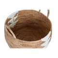 Miniatyrbild 4 av 4: Korg - set DKD Home Decor Vit Naturell Snöre Sjögräs Boho 55 x 55 x 40 cm