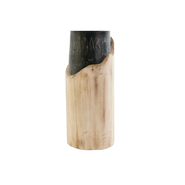 Koristehahmo DKD Home Decor Valkoinen Ruskea Musta Shakkinappulat Loft 12 x 12 x 48 cm (2 osaa)