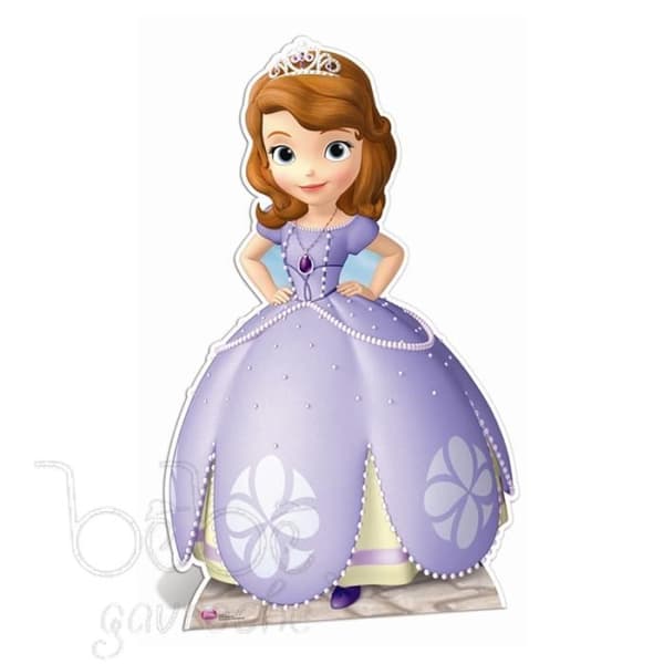 Figurin - Disney - Prinsessan Sofia - Verklig storlek - 150 cm - Ultralätt - Barnslig dekoration