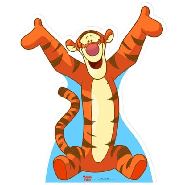 Disney Tigger kartongfigur i naturlig storlek
