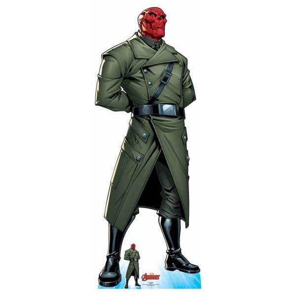 Disney Marvel Avengers Comics kartongfigur Red Crane verklig storlek H 188 CM