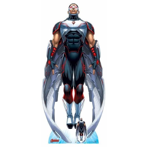 Kartongfigur i naturlig storlek Falcon Comics Disney H 193 CM