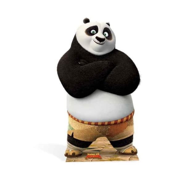 Kartongfigur Kung Fu Panda - Po Ping