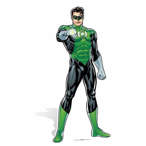 Pappersfigur - DC COMICS - Green Lantern - 184 cm - Mixad - Dekorativ - Inomhus