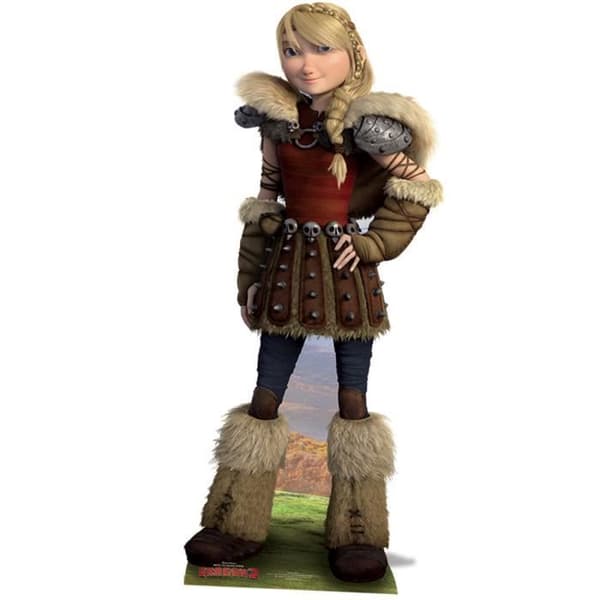 Figurine - DreamWorks - Astrid Dragon - Flerfärgad - 166 cm - Ultralätt