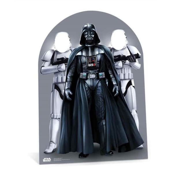 Figurin - Star Wars - Darth Vader och Stormtroopers - 135 cm - Barn - Dekorativt