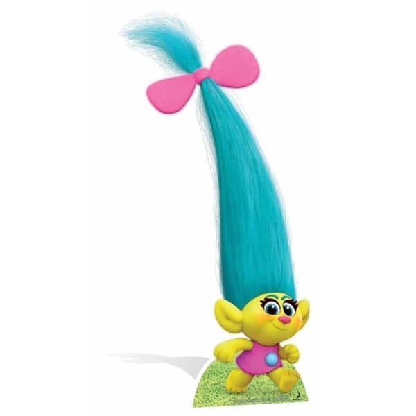 Pappersfigur - Disney/Pixar - Trolls Tiny - Höjd 90 cm - Flera färger - Ultralätt