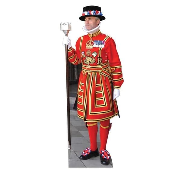 Kartong Figur Beefeater State Guard 173 cm