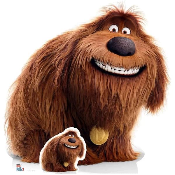 Star Cutouts Ltd Duke Big Dog Secret Life of Pets Livesize Kartong Cutout/Standup/Standup Höjd 110cm Bredd